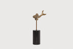 Fish Decoratief object Marmer Eskitme Kaplama Metaal 300 Mm