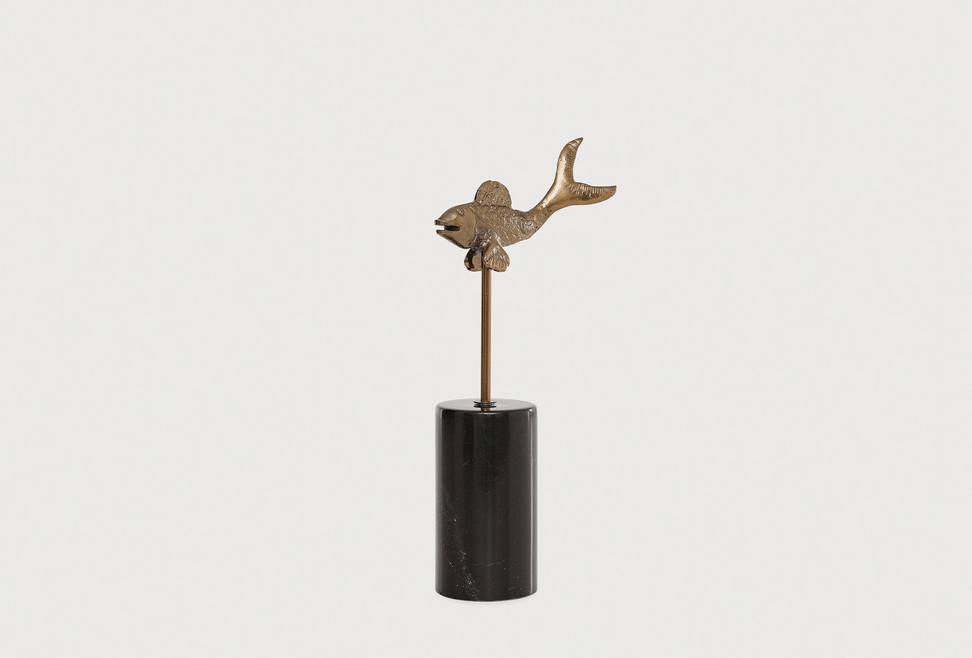 Fish Decoratief object Marmer Eskitme Kaplama Metaal 300 Mm