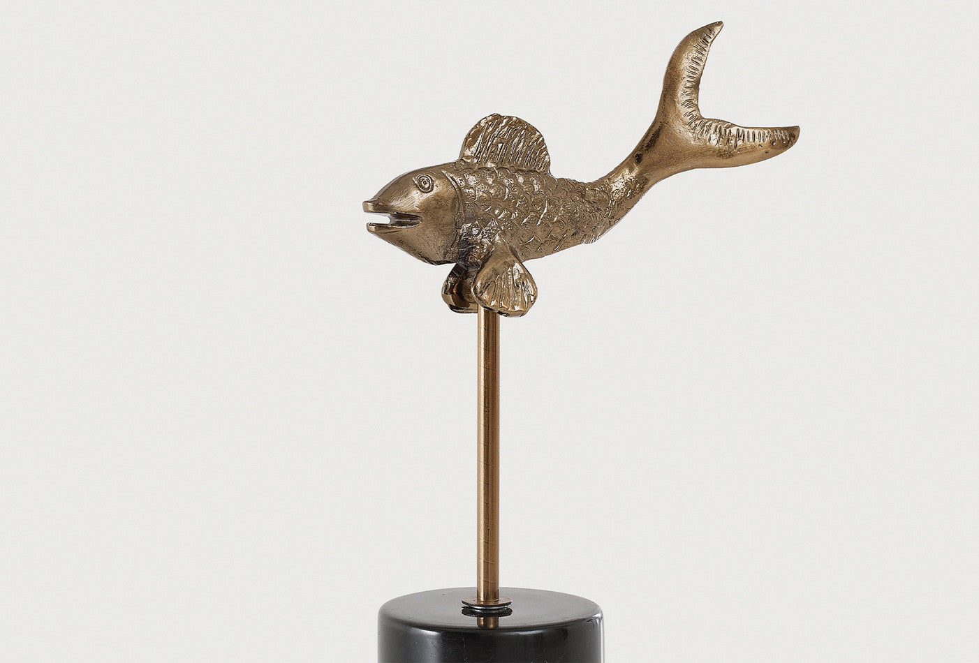 Fish Decoratief object Marmer Eskitme Kaplama Metaal 300 Mm - foto 4