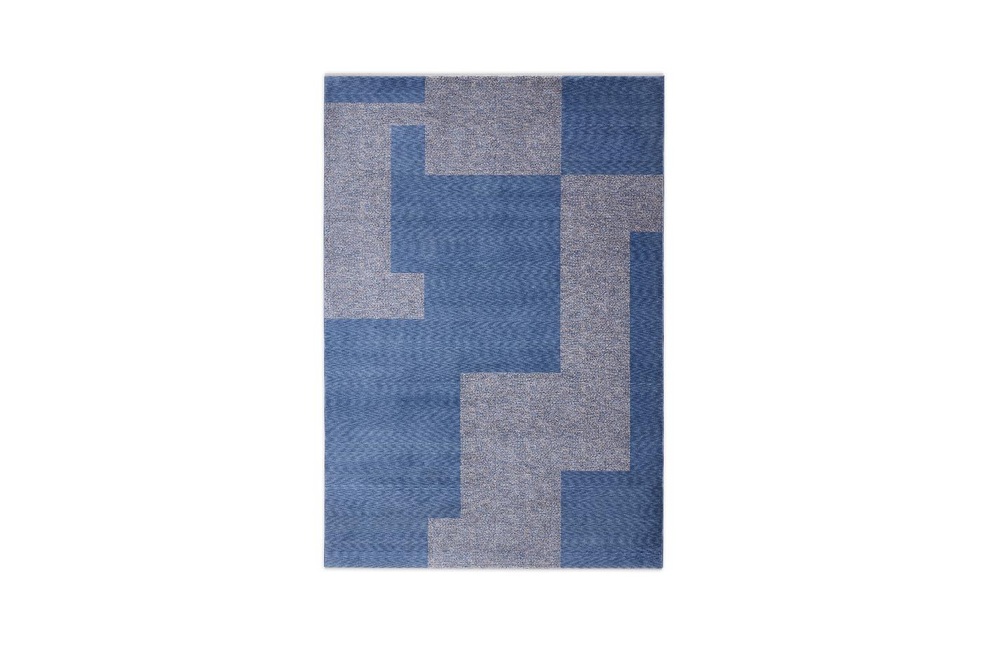 Diagram Vloerkleed Blauw Grijs 160x230 - foto 5