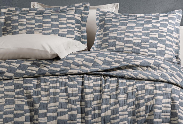 Tolina Indigo Bed Sprei Tweepersoons