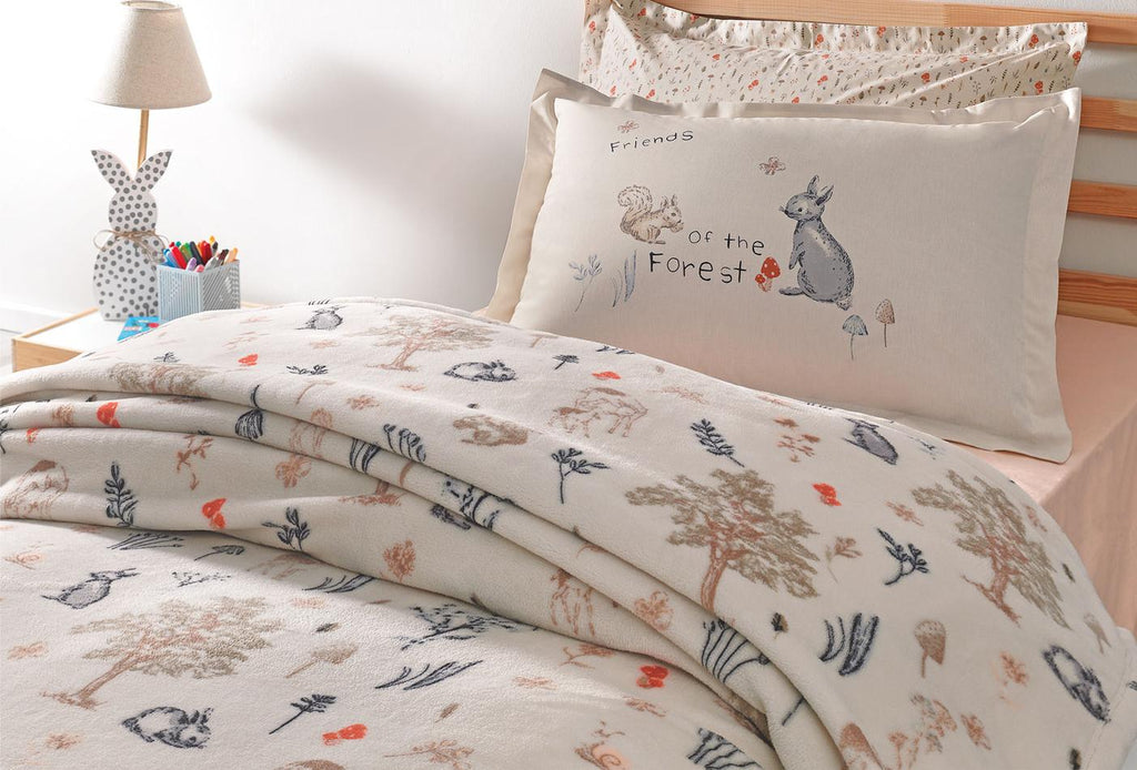 Wonderland Creme met deken Lakenset - foto 3