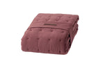 Vals Oudroze Fluweel Bed Sprei Seti Tweepersoons - foto 4