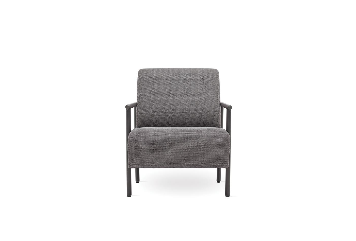 Berta Fauteuil Chenille Antraciet - foto 3