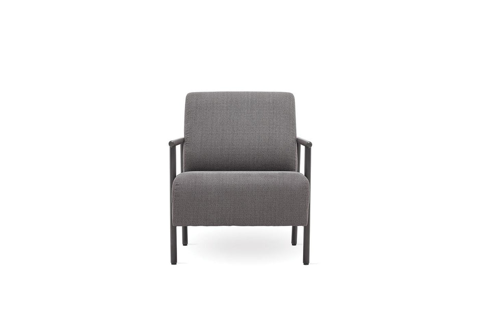 Berta Fauteuil, Chenille, Antraciet