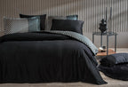 Charme Bronte Zwart Fluweel Saten Dekbedovertrekset Tweepersoons