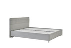 Nano Somni Set Boxspring met hoofdbord Set 100x200 cm Grijs Linnen - foto 4