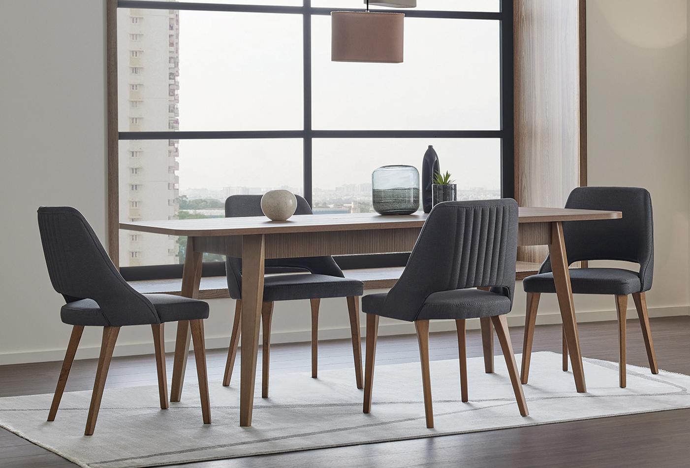 Pavia Eettafel Uitschuifbaar 160-200x90 cm