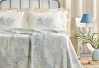 Belinda Blauw Pique Bed Sprei Tk Tweepersoons - foto 3
