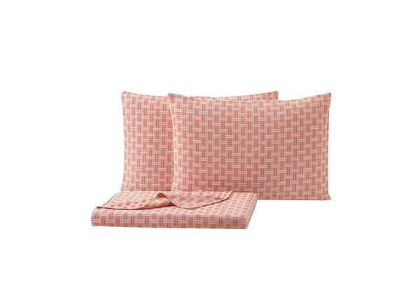 Clara Terracotta Bed Sprei Seti Eenpersoons
