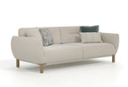 Perge 3 -Zitsbank met Slaapfunctie + Fauteuil Creme - foto 6