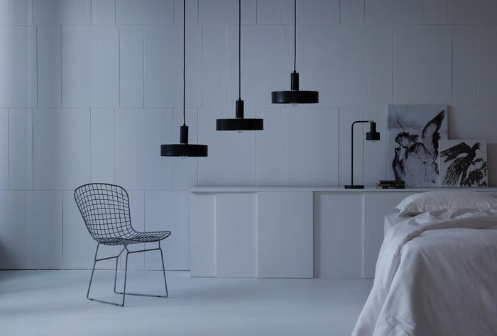 Fama 3-zits Hanglamp Zwart