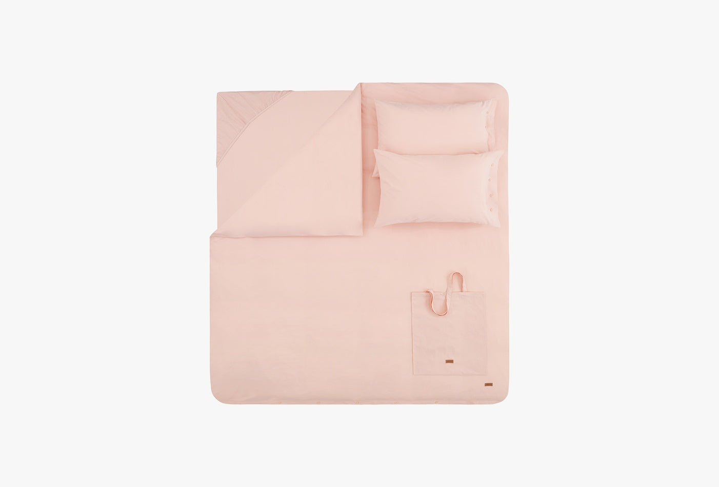 Plain Blush Dekbedovertrekset Tweepersoons - foto 2