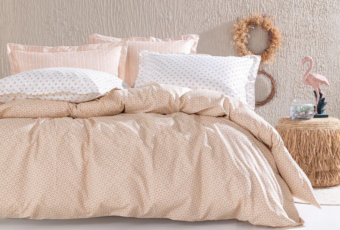 Mix Match Baxley Blush Dekbedovertrek Eenpersoons