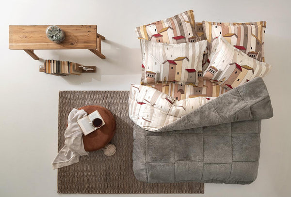 Maes Taupe Triola Set Tweepersoons