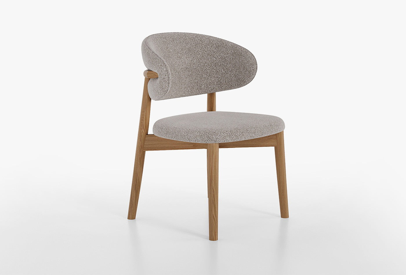 Marsana Eetkamerstoel Beige Geweven stof - foto 2