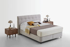Paloma Boxspring met hoofdbord 160x200 cm Creme - foto 2