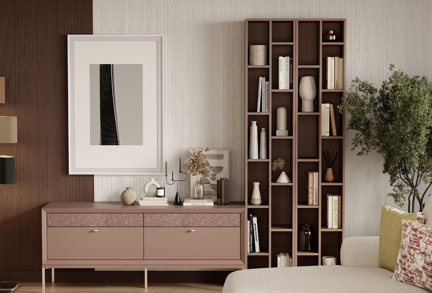 Fit & Flex Boekenkast - Sorbet 40x217 cm - foto 4
