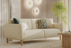 Perge 3 -Zitsbank met Slaapfunctie + Fauteuil Creme - foto 4