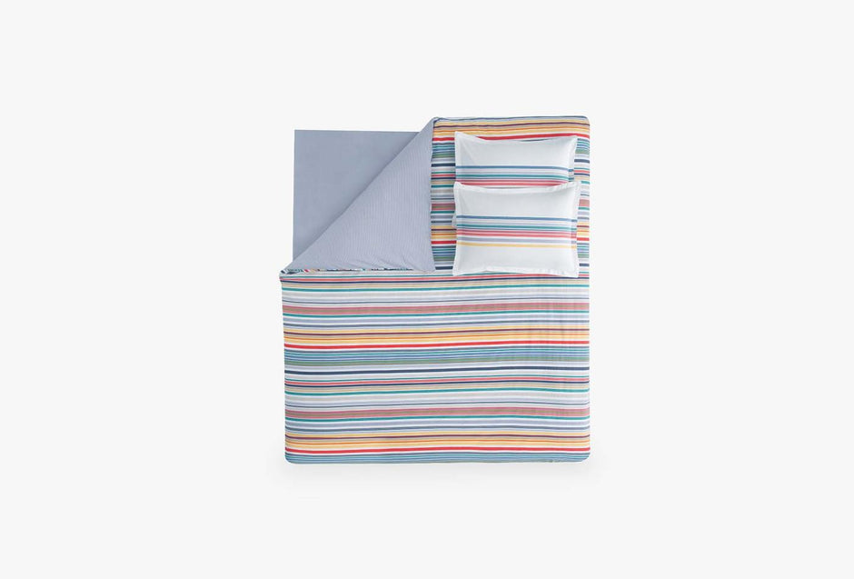 Evan Blauw Dekbedovertrekset Eenpersoons