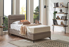 Botanic Boxspring met hoofdbord 90x190 cm Taupe - foto 4