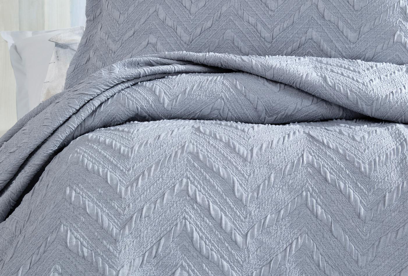 Curly Indigo Bed Sprei Tweepersoons - foto 3