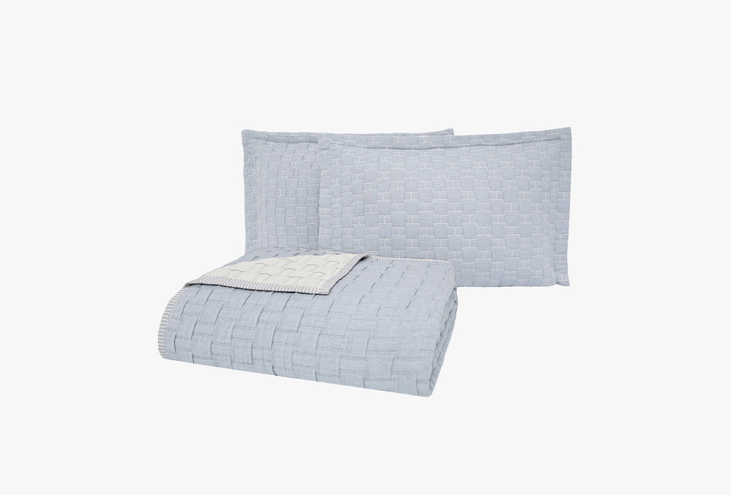 Velma Indigo Beige Bed Sprei Tweepersoons - foto 2