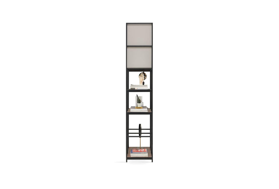 Hampton Boekenkast Grijs 93X190 Cm