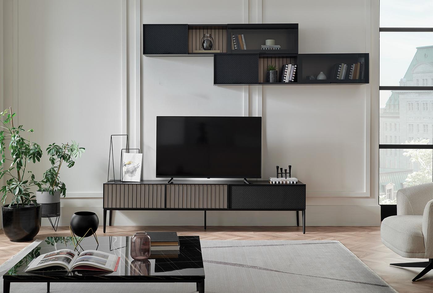 Riga Tv-meubel Combinatie 2 209x221 cm
