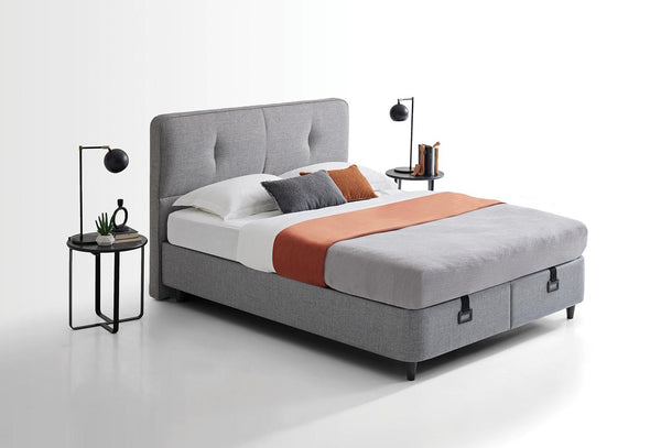 Lotto Cool Action Boxspring met hoofdbord 90X190 Cm Blauw
