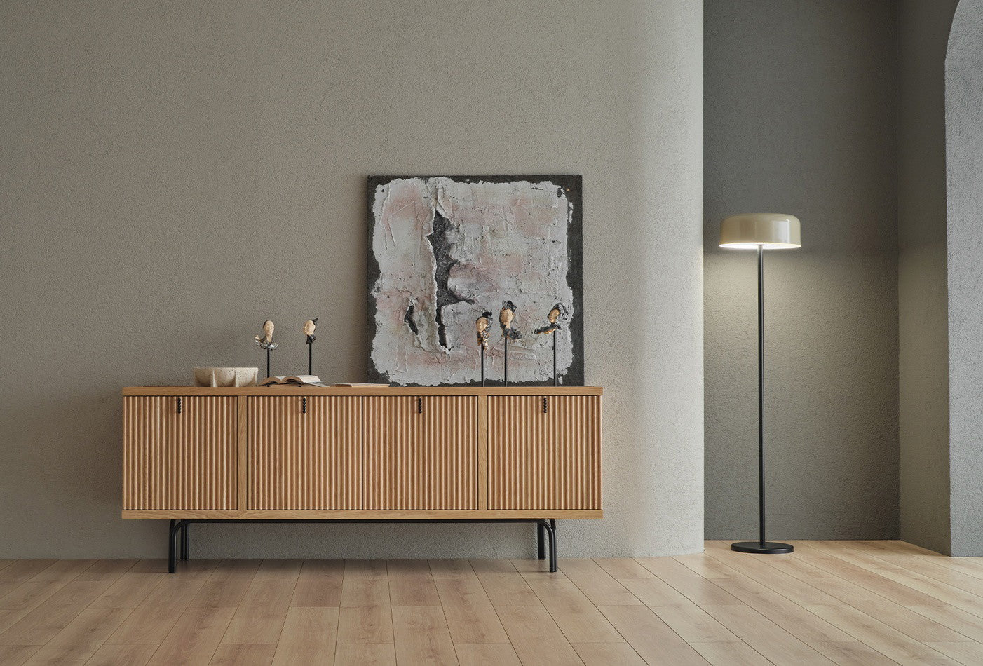 Austin Dressoir Licht OAK kleur 2085X80 cm - foto 4