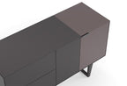 Modena High Gloss Bruin Ladekast 135x80 cm - foto 4