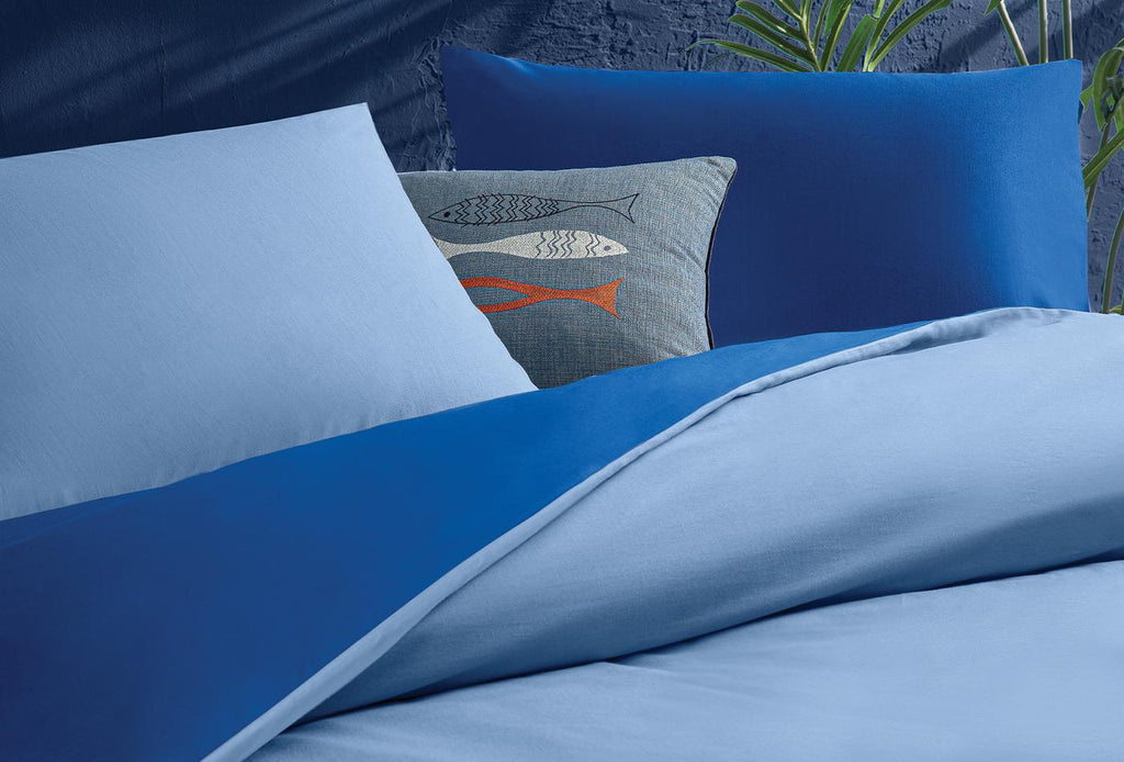 Noah Licht Marineblauw Lichtblauw Dekbedovertrek Seti Eenpersoons Xl - foto 5