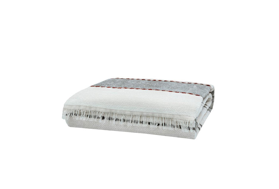 Darla Ecru Grijs Bedsprei Eenpersoons