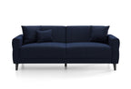 Astera Plus 3-Zitsbank met slaapfunctieLinnen geweven Marineblauw - foto 6