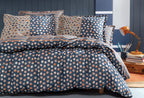 Zoey Marineblauw Dekbedovertrekset Eenpersoons