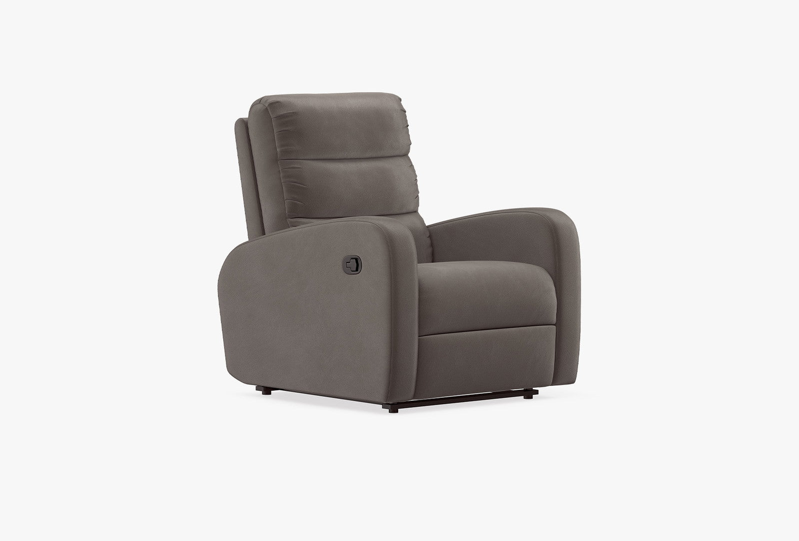 Enric TV Fauteuil Handbediend Mohair Donkergrijs