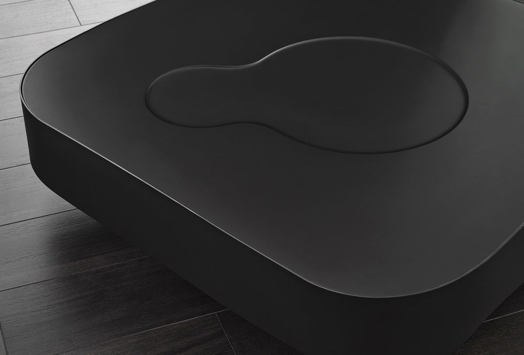 Block Salontafel Zwart 100x25 cm - foto 5