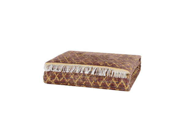 Zion Pruim Bed Beddensprei Eenpersoons