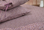 Mix Match Ditsy Pruim Hoeslaken Eenpersoons