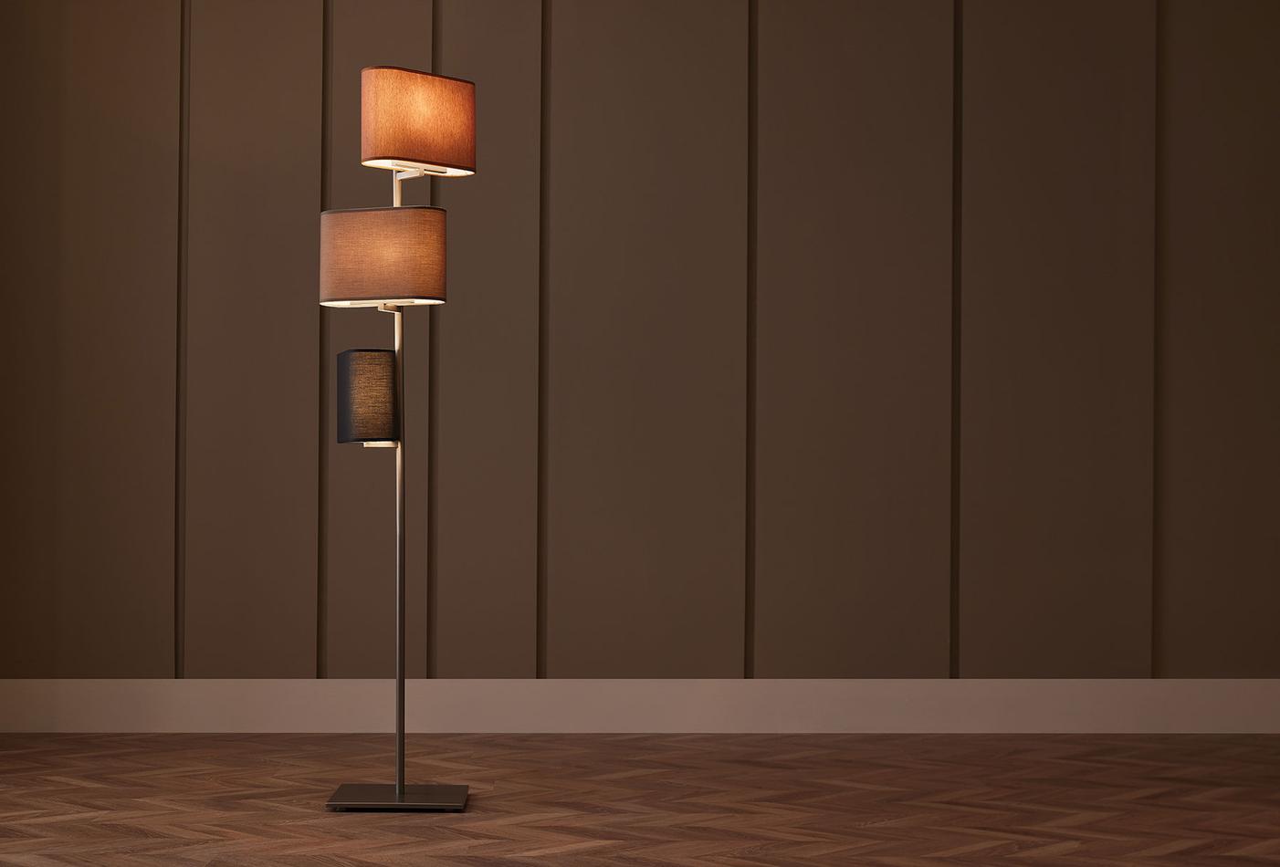 Linen Vloerlamp 3-lichts Meerkleurig - foto 3