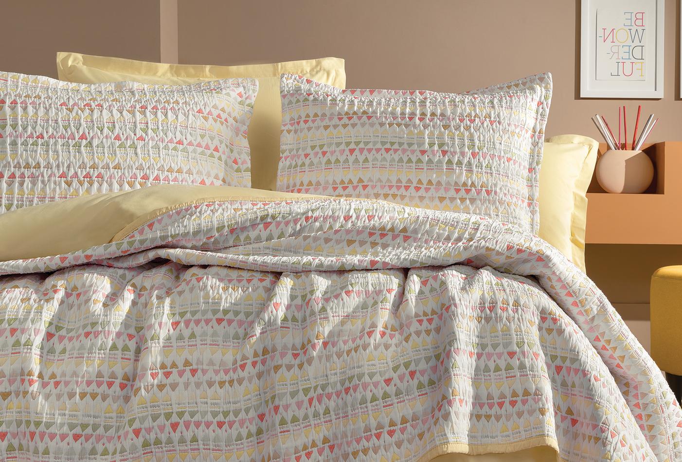 Akoni Roze Bed Sprei Seti Eenpersoons - foto 4