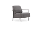 Berta 3-Zitsbank met slaapfunctie + Fauteuil Linnen geweven Grijs - foto 5