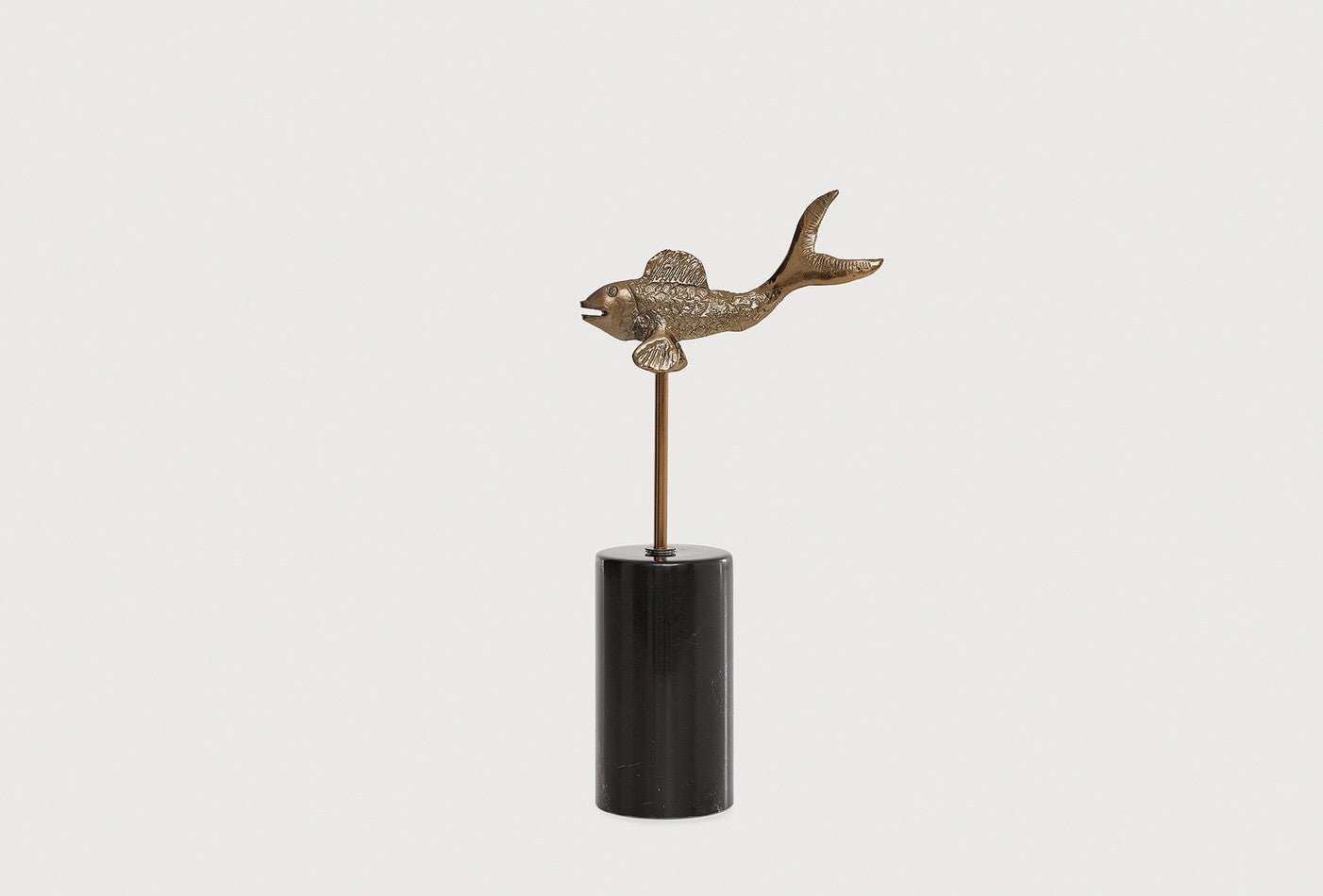 Fish Decoratief object Marmer Eskitme Kaplama Metaal 300 Mm - foto 5