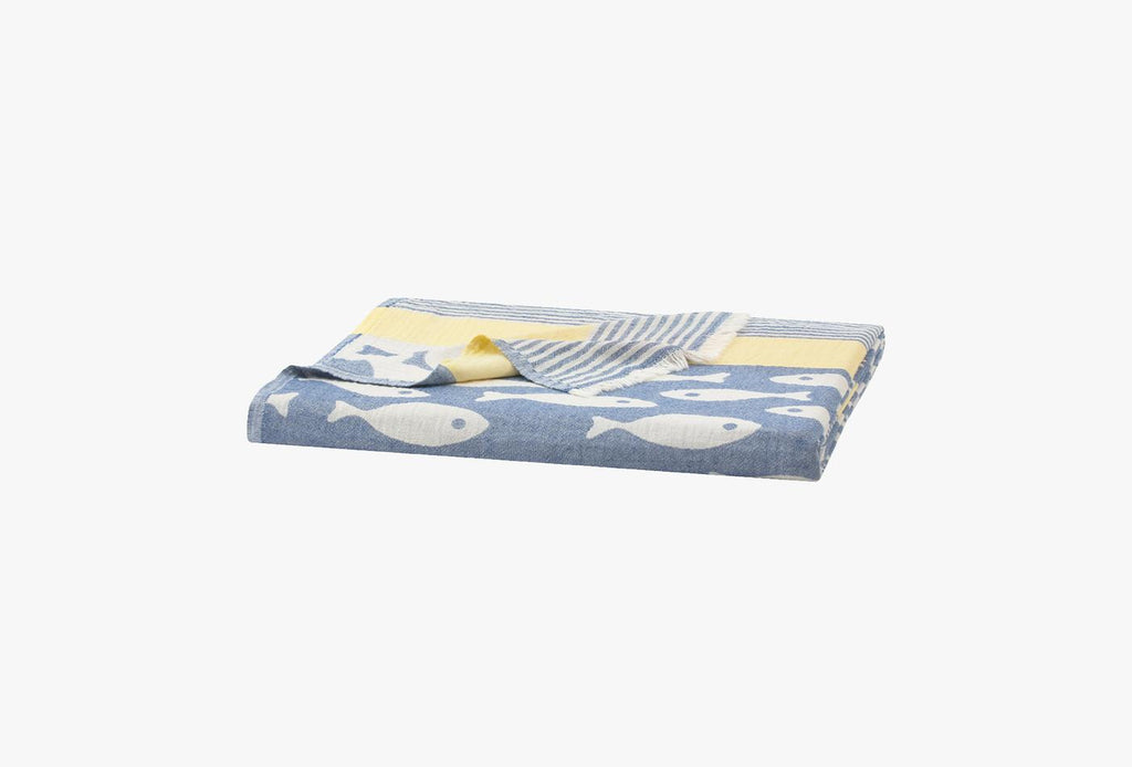 Veta Blauw Pique Bed Sprei Tweepersoons - foto 2