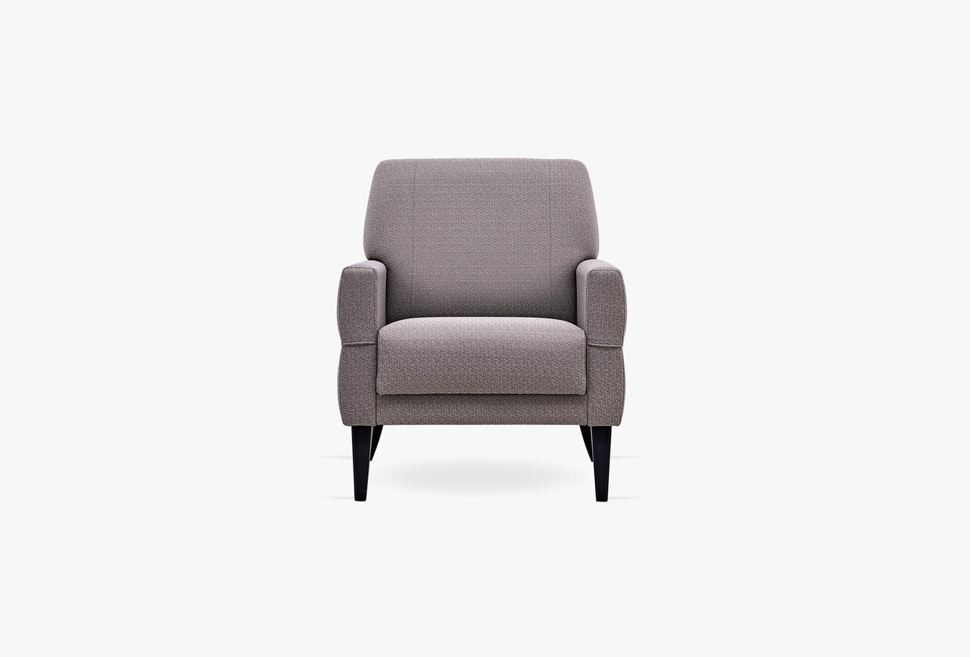 Astera Fauteuil Linnen geweven Lichtgrijs - foto 2