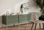Fit & Flex Module met 2 lades op poten - Groen 80x67 cm - foto 3