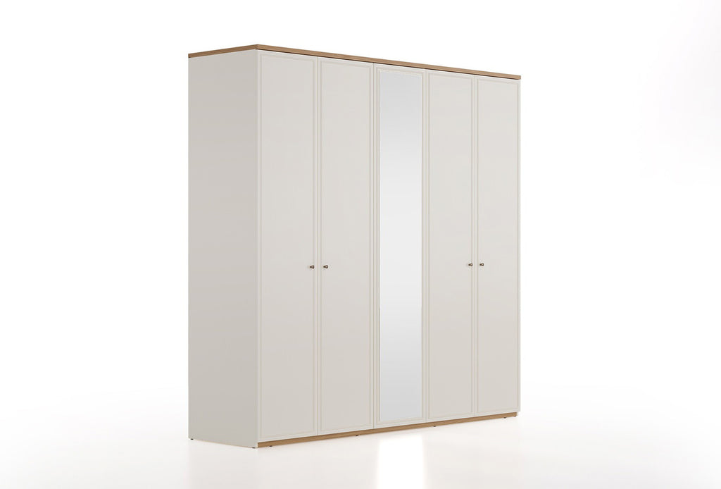 Marsana Kledingkast 5-deurs 226x222 cm