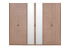 Paloma Kledingkast 6-deurs 272x222 cm - foto 5