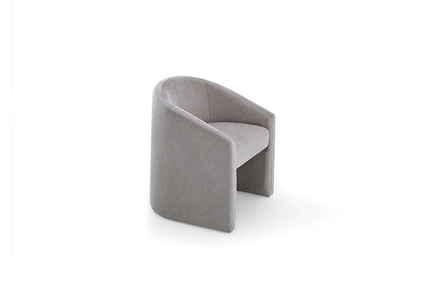 Boston Eetkamerstoel Boucle Stof Creme